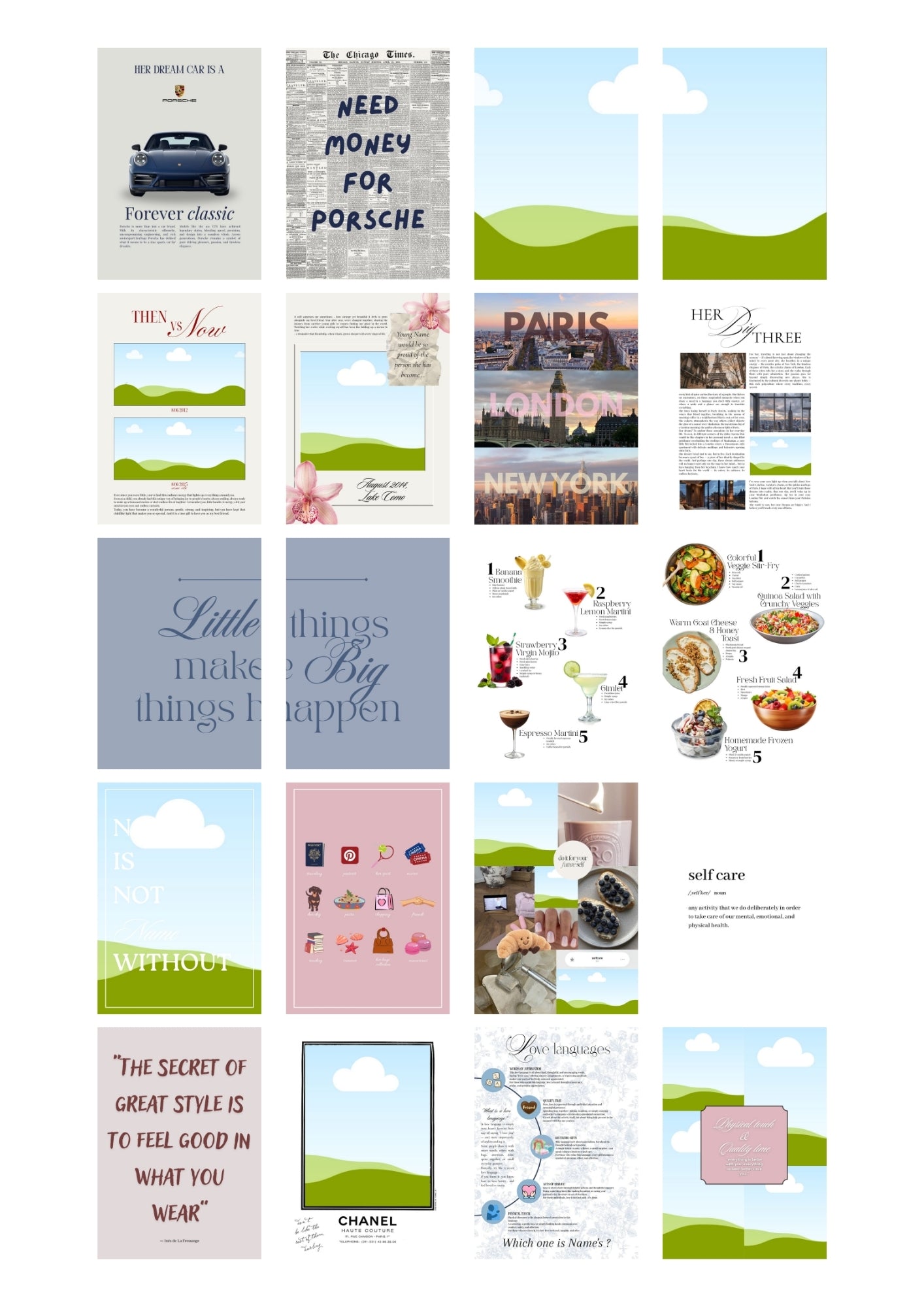 Birthday Magazine Template