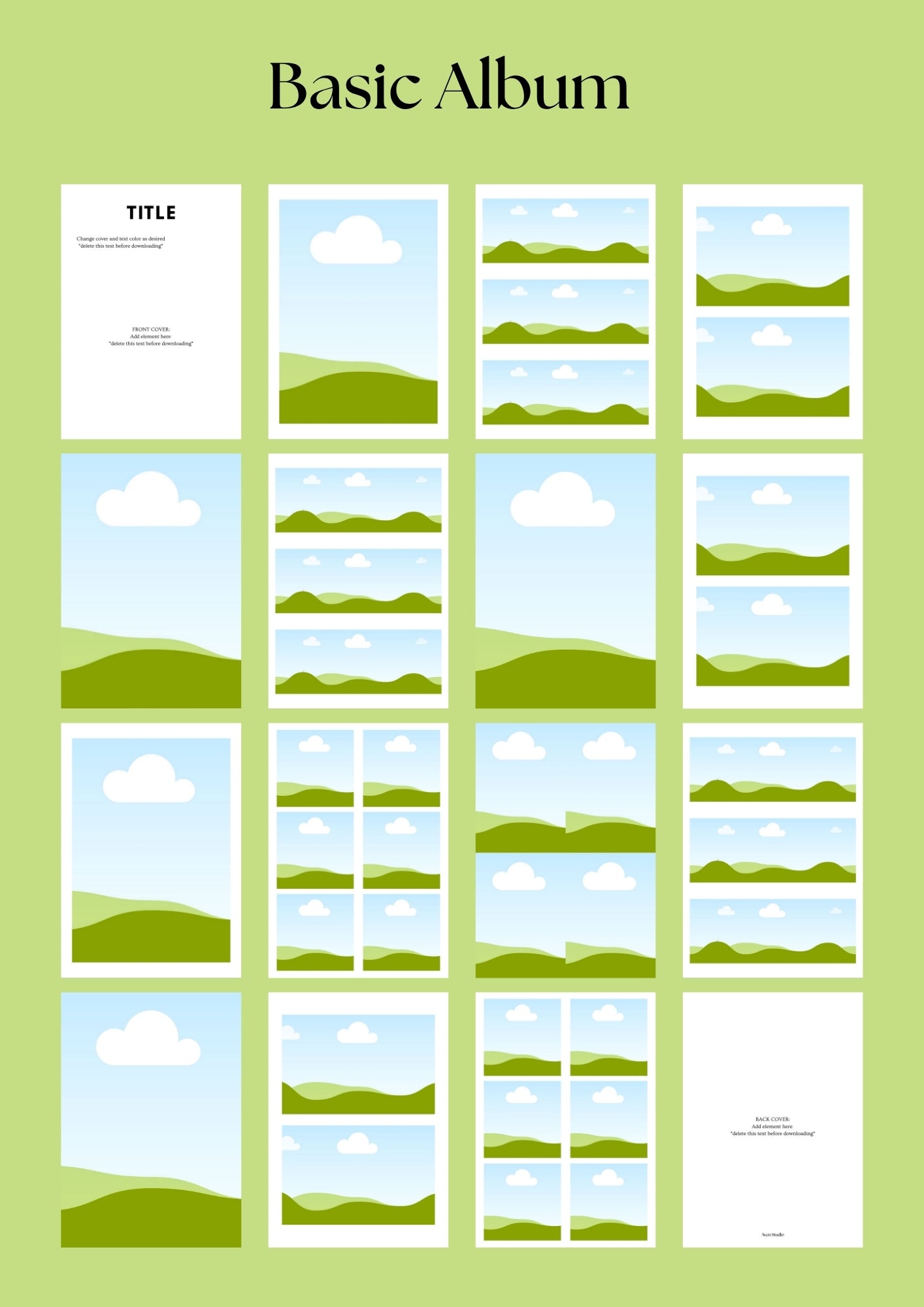 Basic Album Template